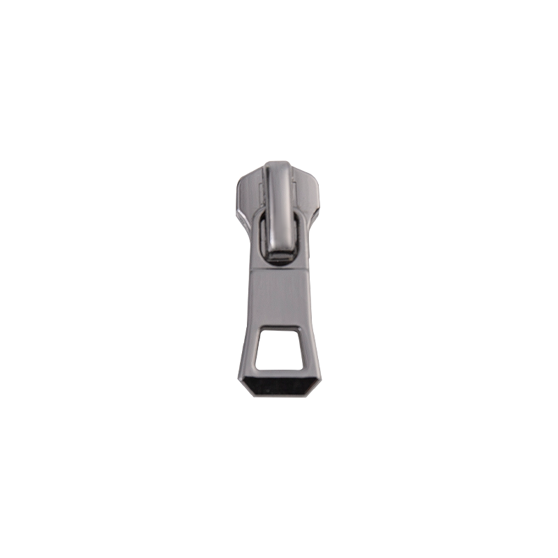 FY3607 5# metal na maliwanag na black nickel slider