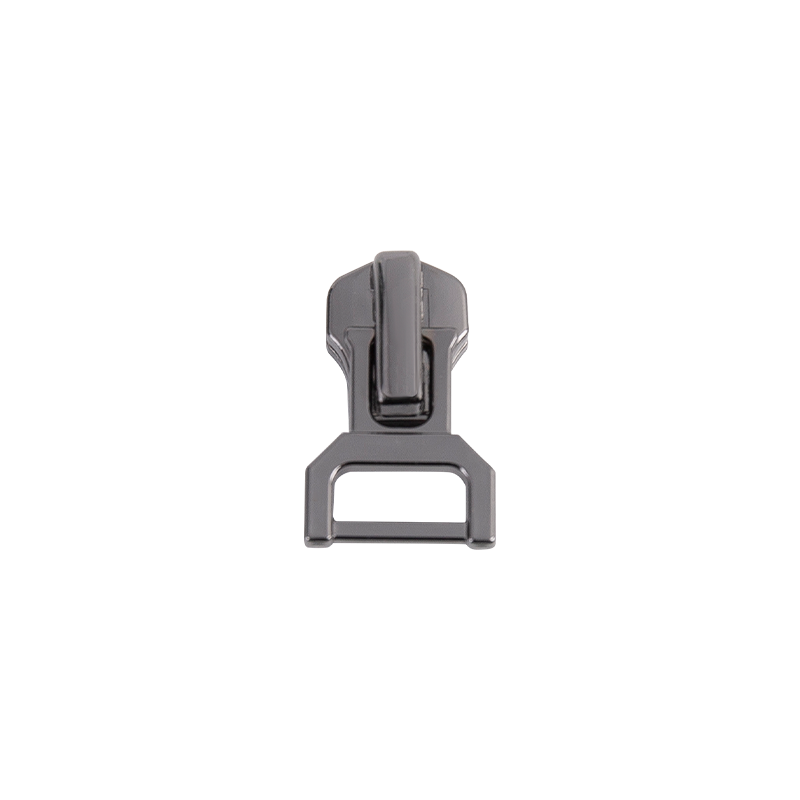 FY3667 5# metal maliwanag na black nickel slider