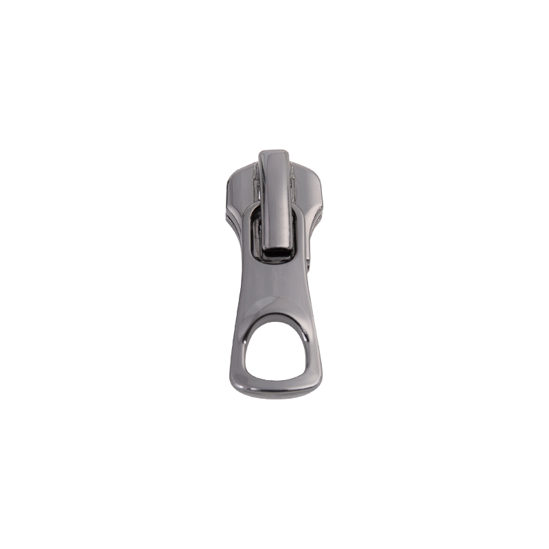 FY3721 5# metal maliwanag na black nickel slider
